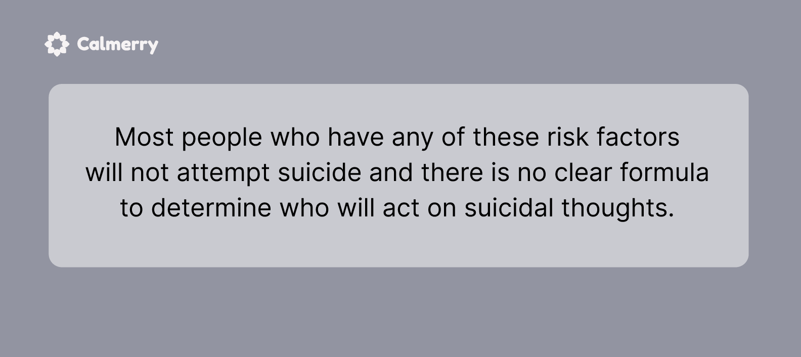 suicide risk factors