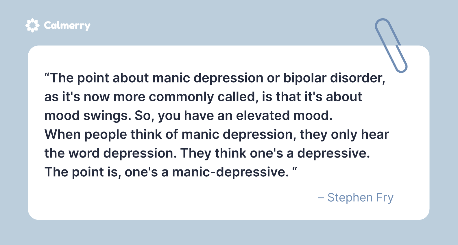 living with bipolar disorder quote
