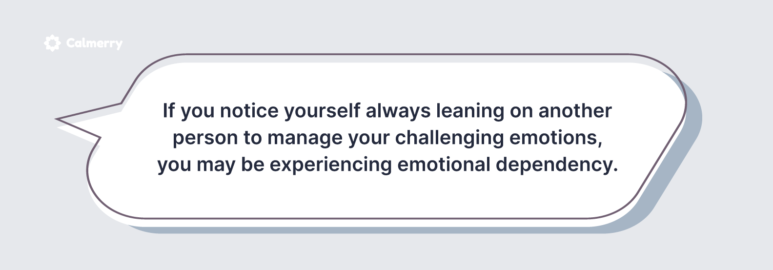 emotional dependency managing emotions