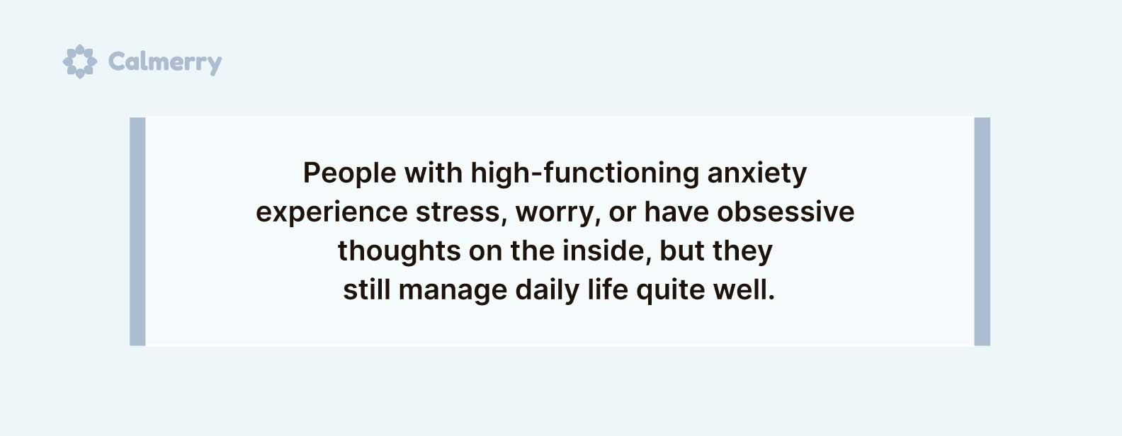 what is high functioning anxiety