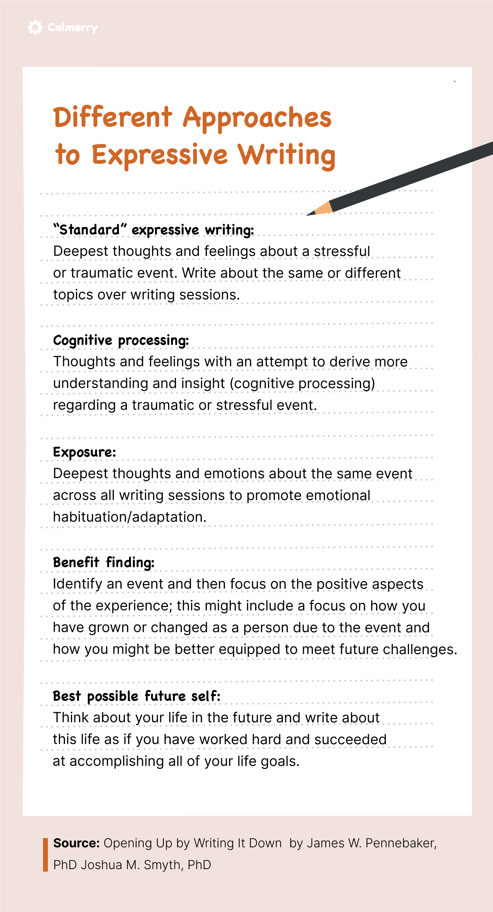 approaches to expressive writing