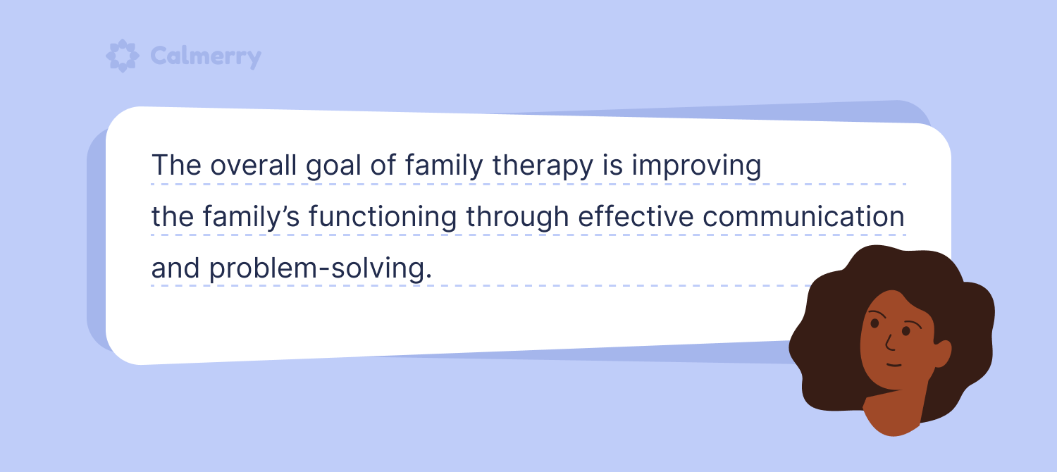 goal of family therapy