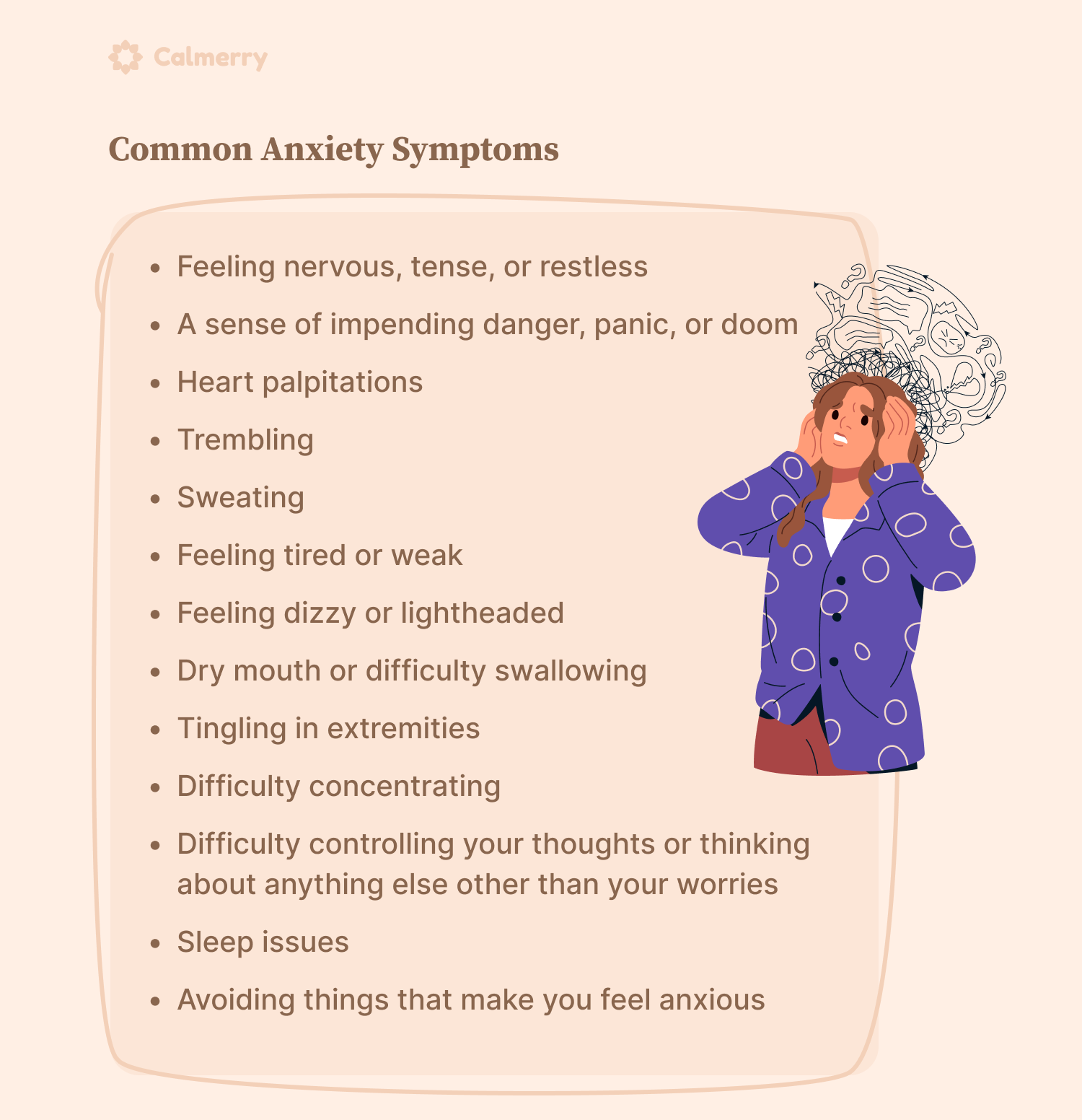 physical symptoms of anxiety