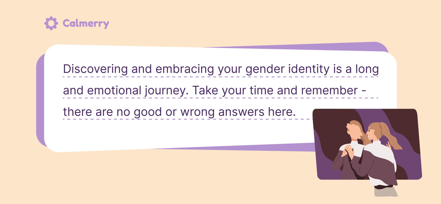 There is no “right” or “wrong” way of being nonbinary. Some people opt to distance themselves from binary cisnormative identity entirely while others may choose to retain some aspects of it.