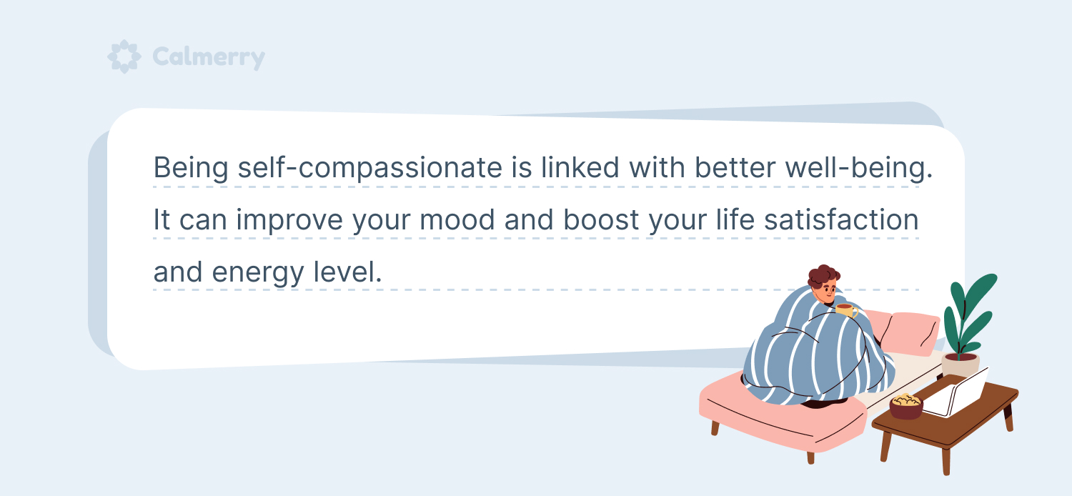 Self-compassion is boost energy level